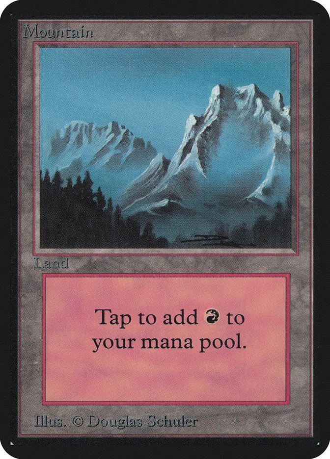 1993 Limited Edition Alpha Mountain common #293 common card image