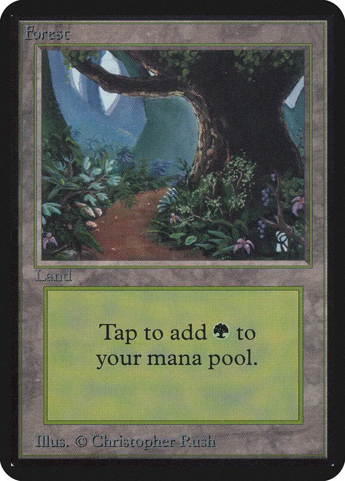 1993 Limited Edition Alpha Forest common #295 common card image