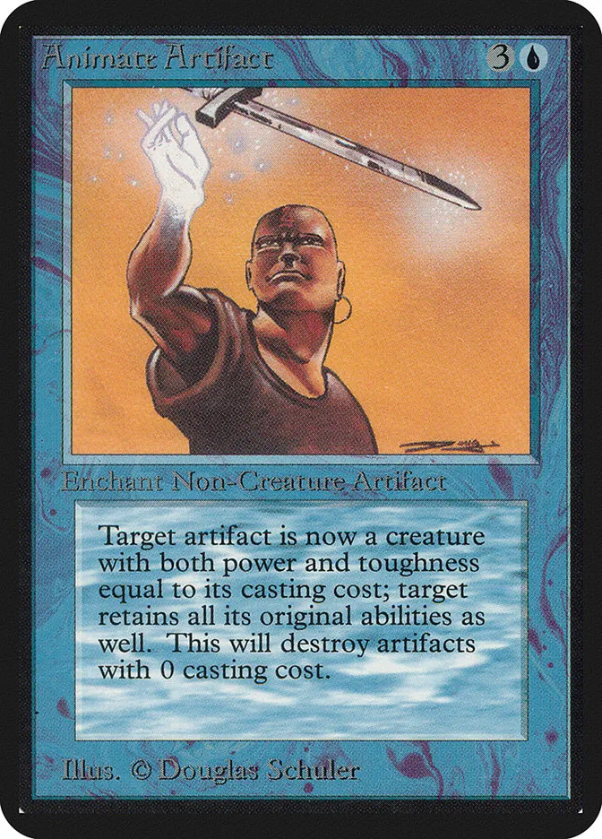 1993 Limited Edition Alpha Animate Artifact uncommon #48 uncommon card image