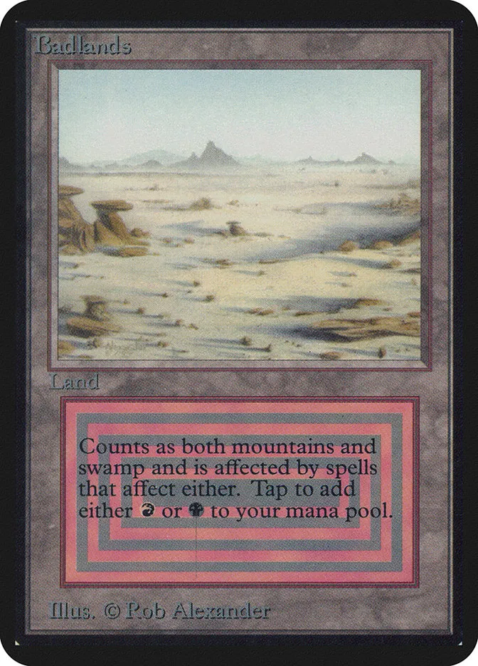 1993 Limited Edition Alpha Badlands rare #277 rare card image