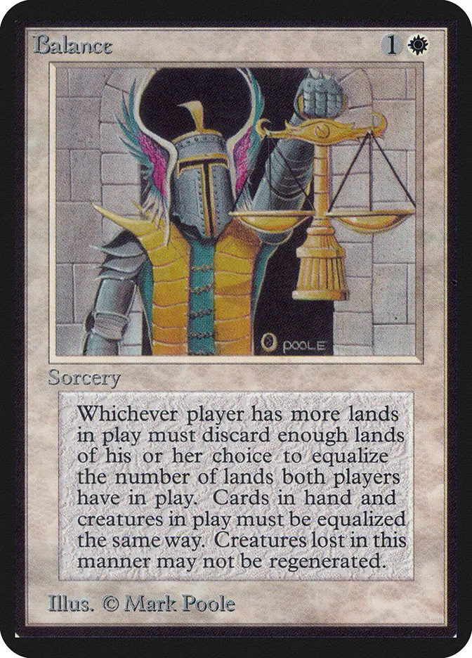 1993 Limited Edition Alpha Balance rare #3 rare card image
