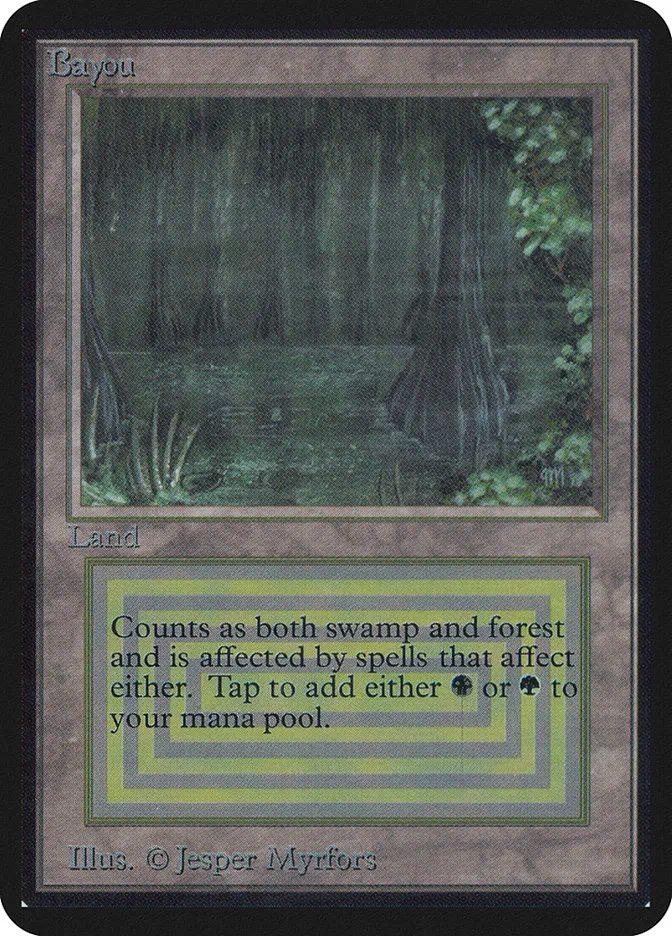 1993 Limited Edition Alpha Bayou rare #278 rare card image