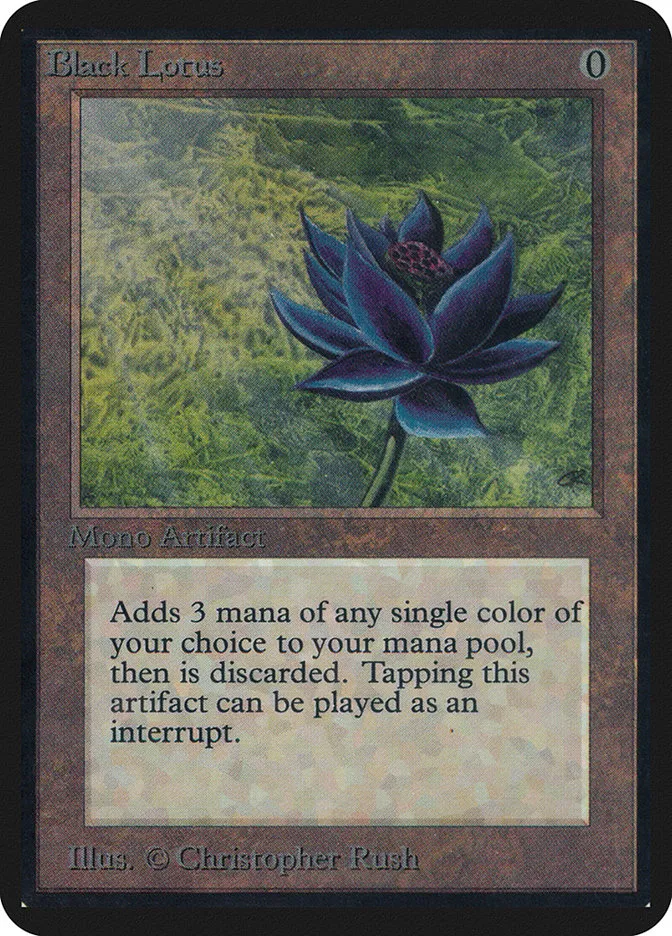 1993 Limited Edition Alpha Black Lotus #232 rare card image