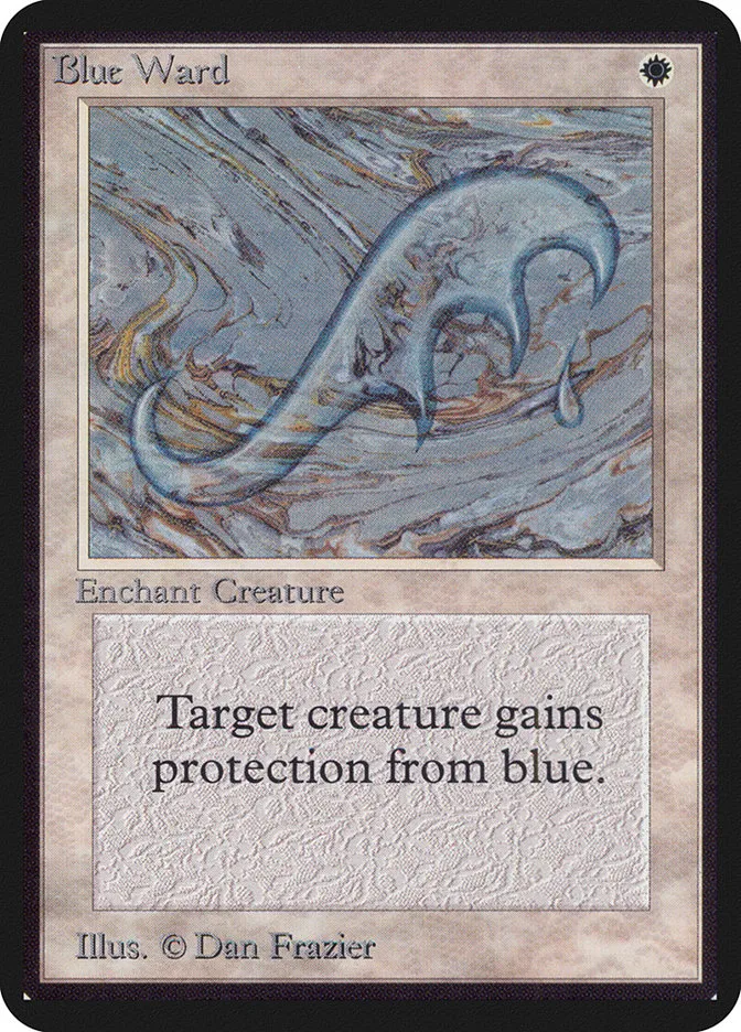1993 Limited Edition Alpha Blue Ward uncommon #8 uncommon card image