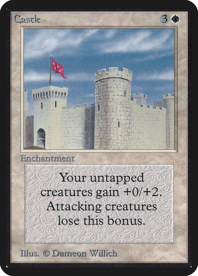 1993 Limited Edition Alpha Castle uncommon #9 uncommon card image