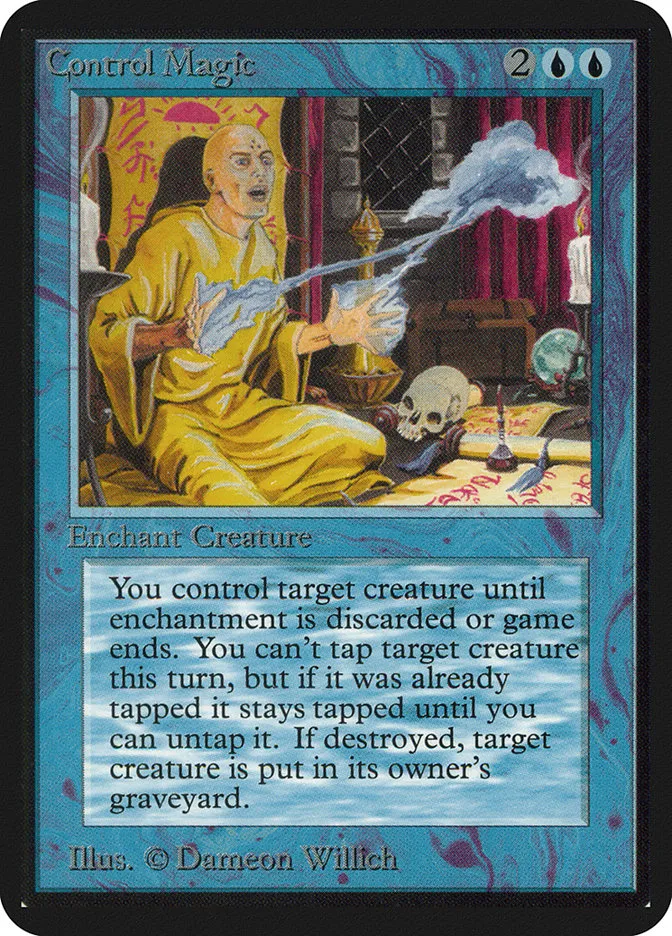1993 Limited Edition Alpha Control Magic uncommon #52 uncommon card image