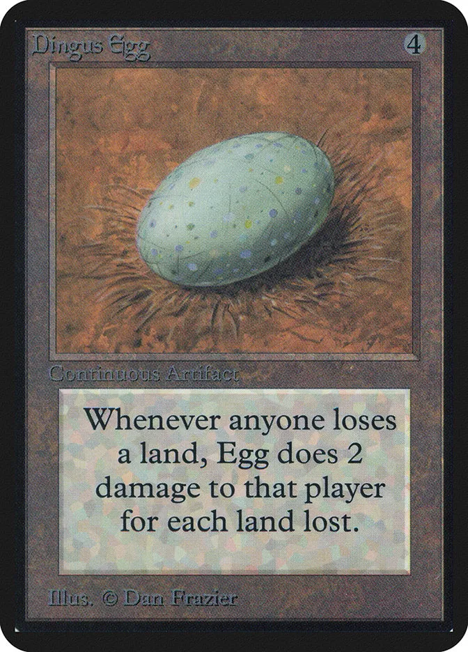 1993 Limited Edition Alpha Dingus Egg rare #241 rare card image