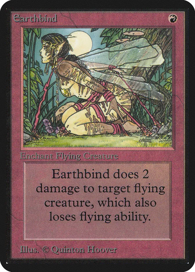 1993 Limited Edition Alpha Earthbind common #145 common card image