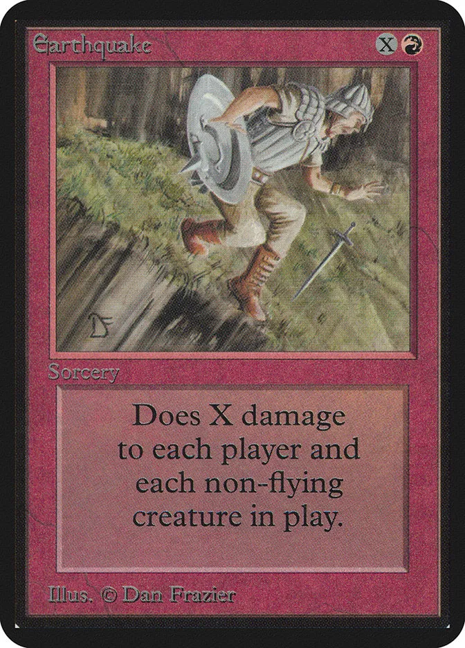 1993 Limited Edition Alpha Earthquake rare #146 rare card image