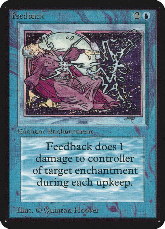 1993 Limited Edition Alpha Feedback uncommon #57 uncommon card image