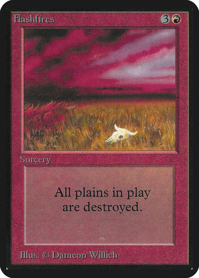 1993 Limited Edition Alpha Flashfires uncommon #151 uncommon card image