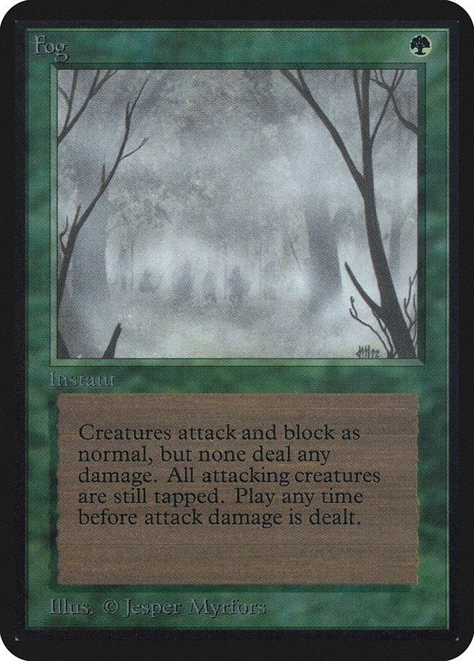 1993 Limited Edition Alpha Fog common #193 common card image