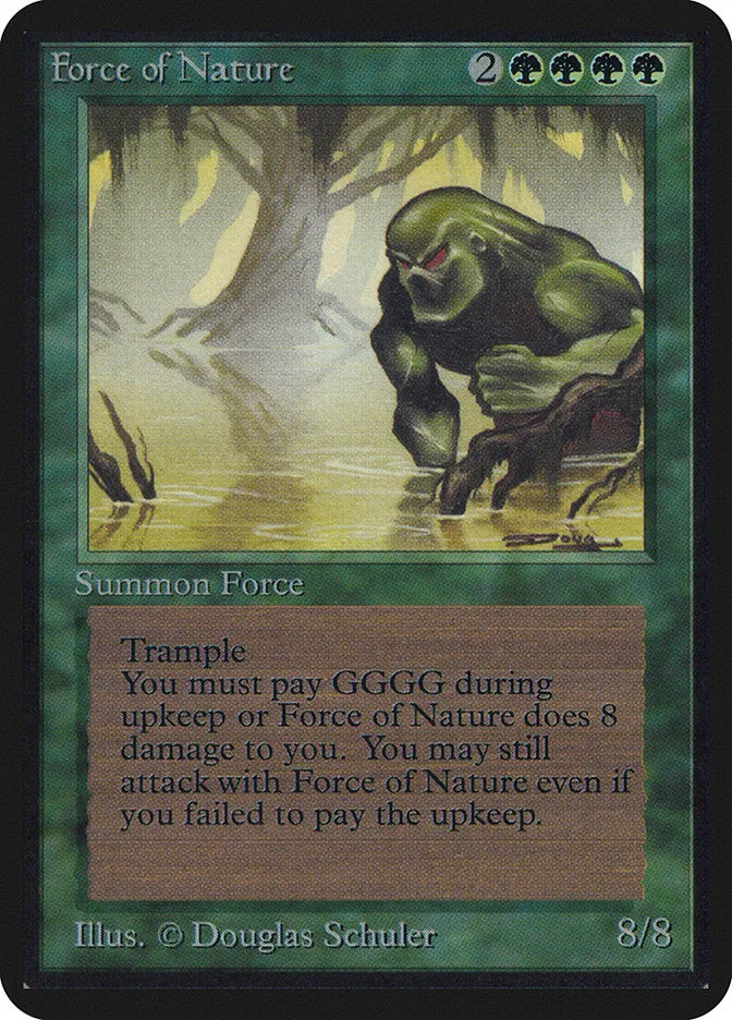 1993 Limited Edition Alpha Force of Nature rare #194 rare card image