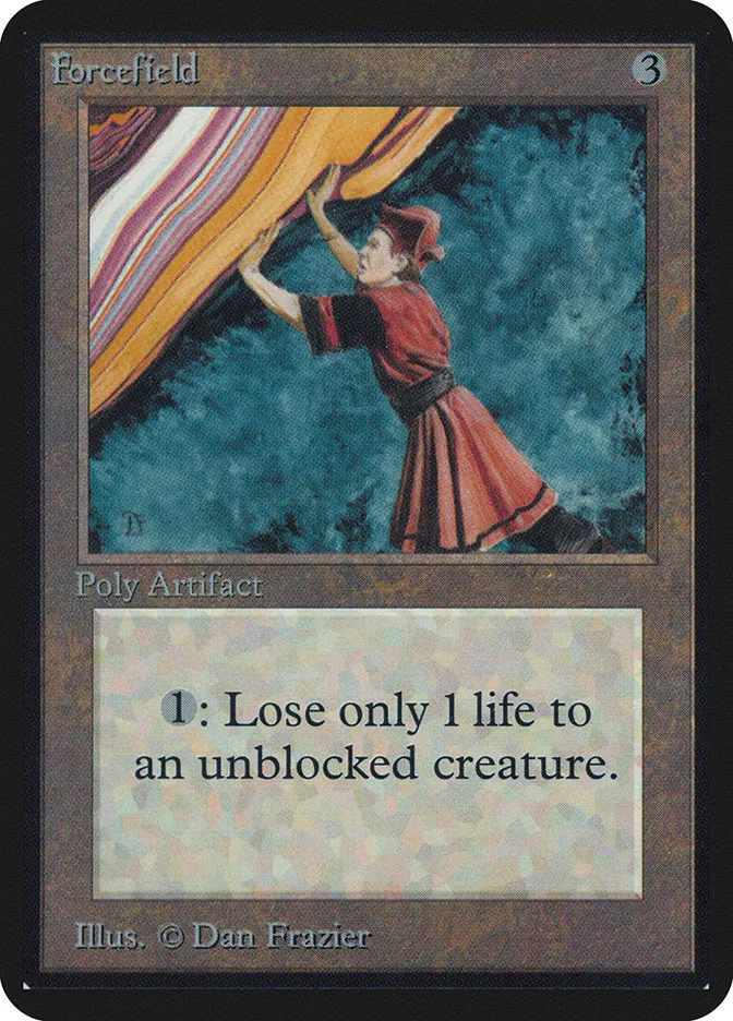 1993 Limited Edition Alpha Forcefield rare #243 rare card image