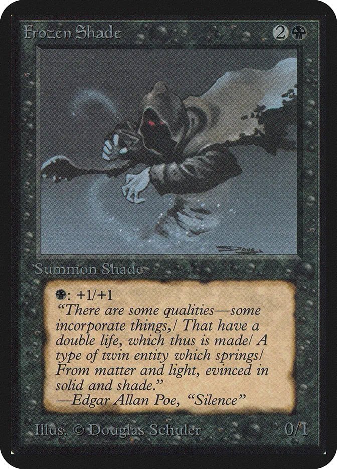 1993 Limited Edition Alpha Frozen Shade common #109 common card image