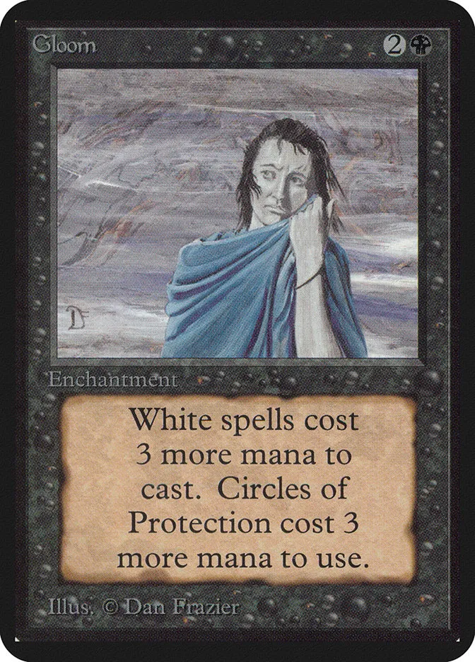 1993 Limited Edition Alpha Gloom uncommon #110 uncommon card image