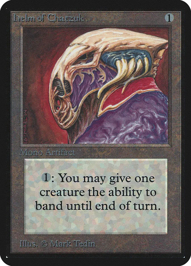 1993 Limited Edition Alpha Helm of Chatzuk rare #246 rare card image