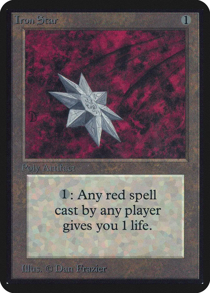 1993 Limited Edition Alpha Iron Star uncommon #250 uncommon card image