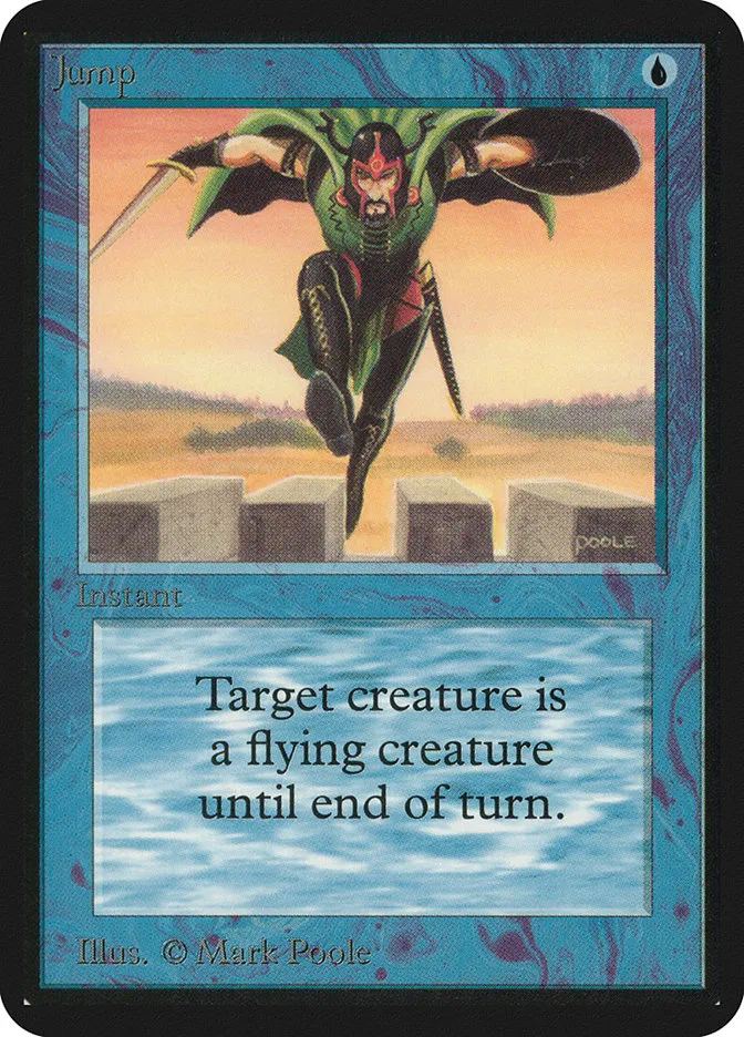 1993 Limited Edition Alpha Jump common #60 common card image