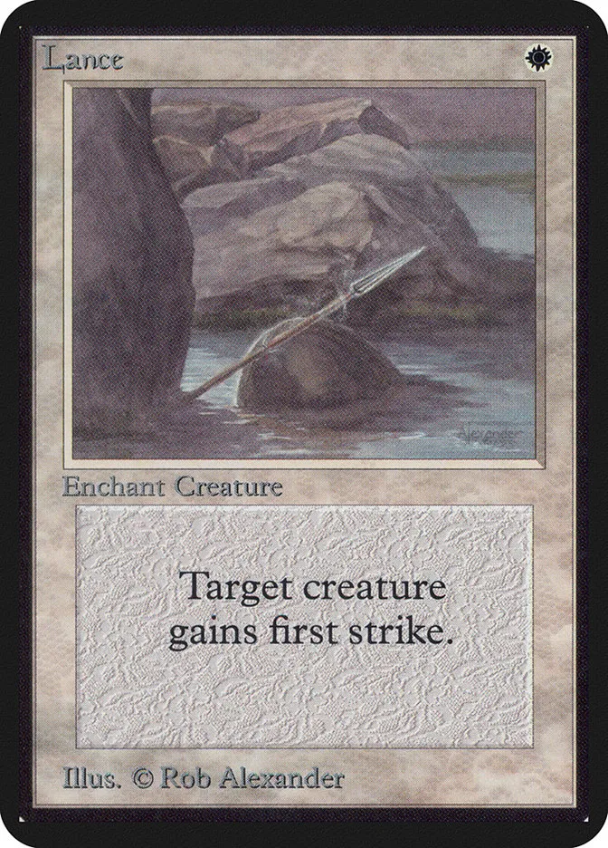 1993 Limited Edition Alpha Lance uncommon #27 uncommon card image