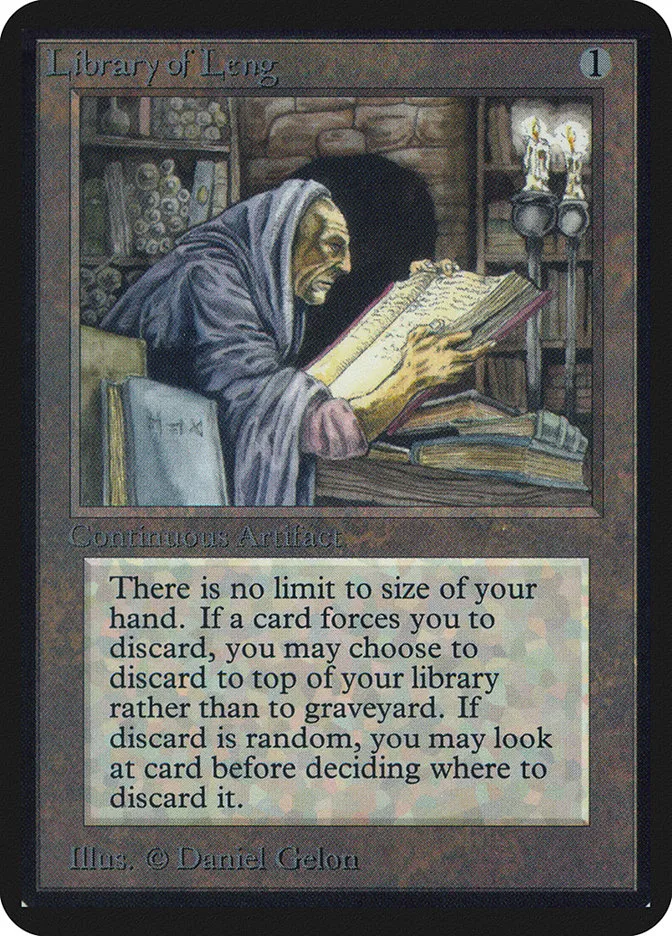 1993 Limited Edition Alpha Library of Leng uncommon #257 uncommon card image