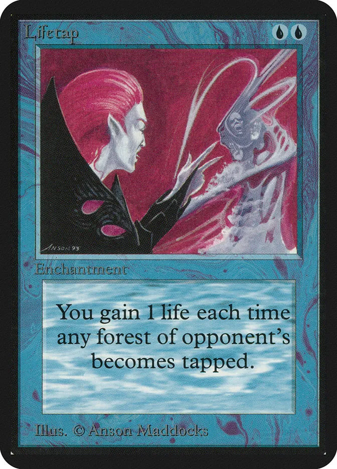 1993 Limited Edition Alpha Lifetap uncommon #61 uncommon card image