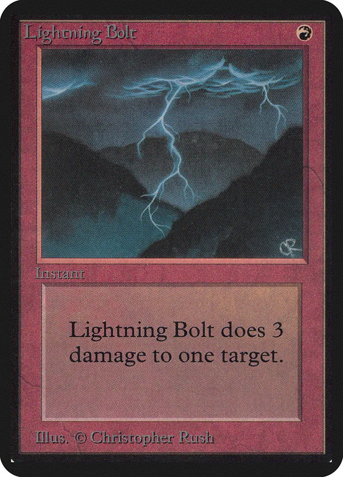 1993 Limited Edition Alpha Lightning Bolt common #161 common card image