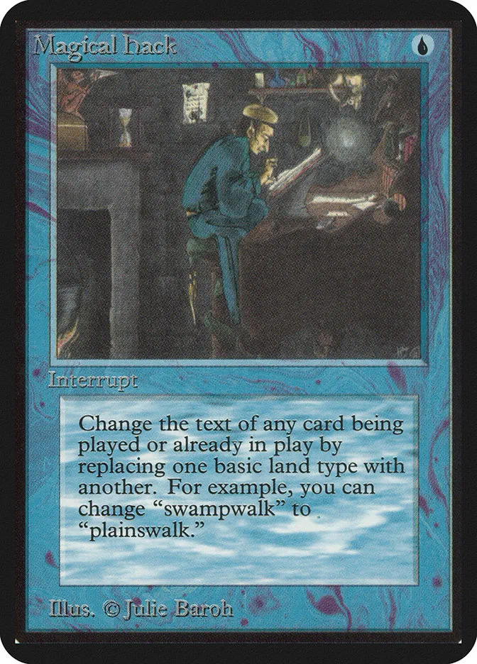 1993 Limited Edition Alpha Magical Hack rare #63 rare card image