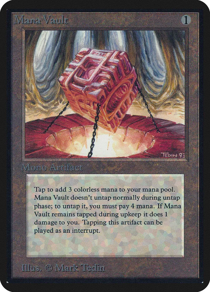 1993 Limited Edition Alpha Mana Vault rare #259 rare card image