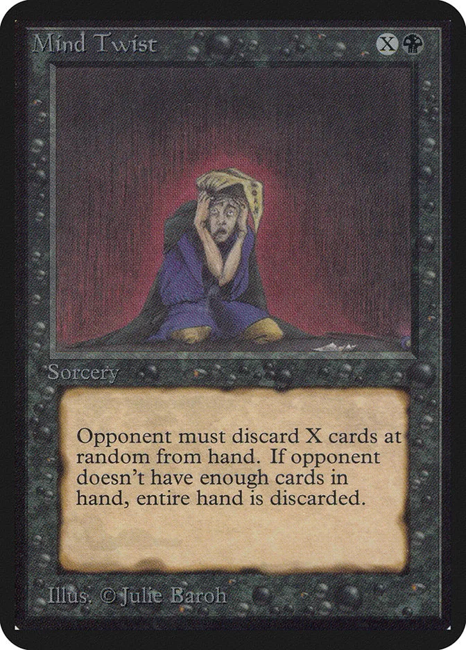 1993 Limited Edition Alpha Mind Twist rare #115 rare card image