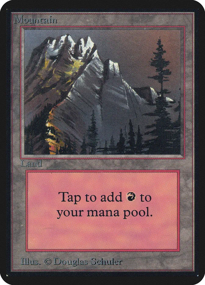1993 Limited Edition Alpha Mountain common #292 common card image