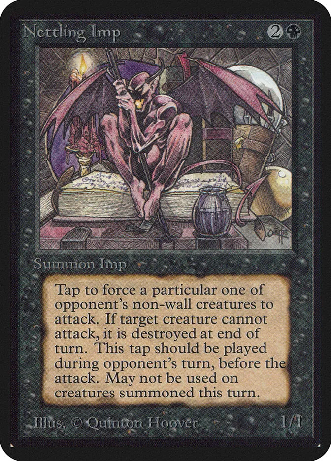 1993 Limited Edition Alpha Nettling Imp uncommon #117 uncommon card image