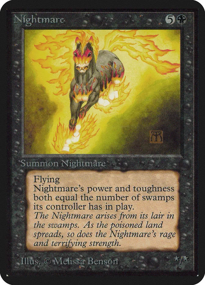 1993 Limited Edition Alpha Nightmare rare #118 rare card image