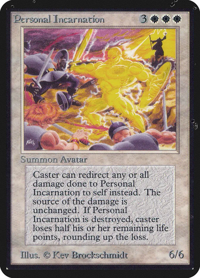 1993 Limited Edition Alpha Personal Incarnation rare #31 rare card image