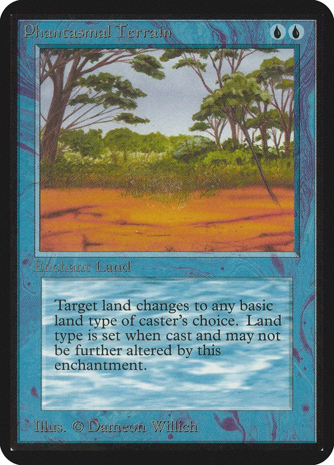 1993 Limited Edition Alpha Phantasmal Terrain common #68 common card image