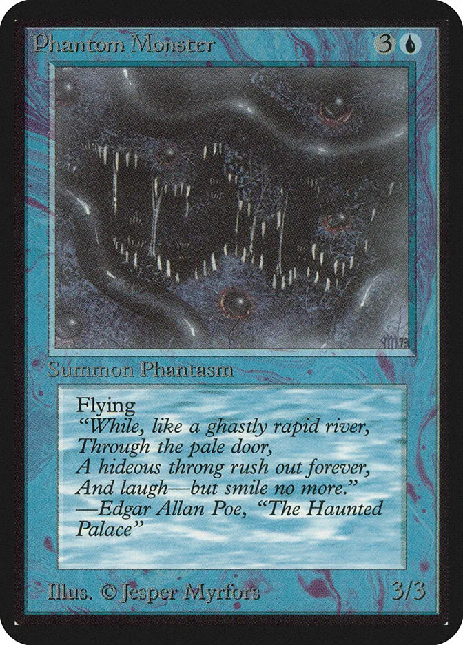 1993 Limited Edition Alpha Phantom Monster uncommon #69 uncommon card image
