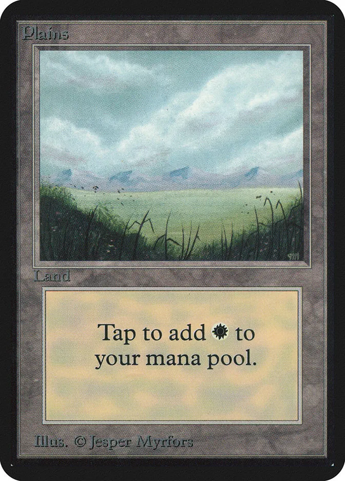 1993 Limited Edition Alpha Plains [B] common #286 common card image
