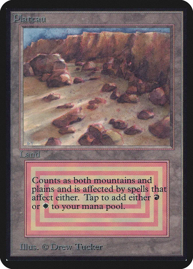 1993 Limited Edition Alpha Plateau rare #279 rare card image