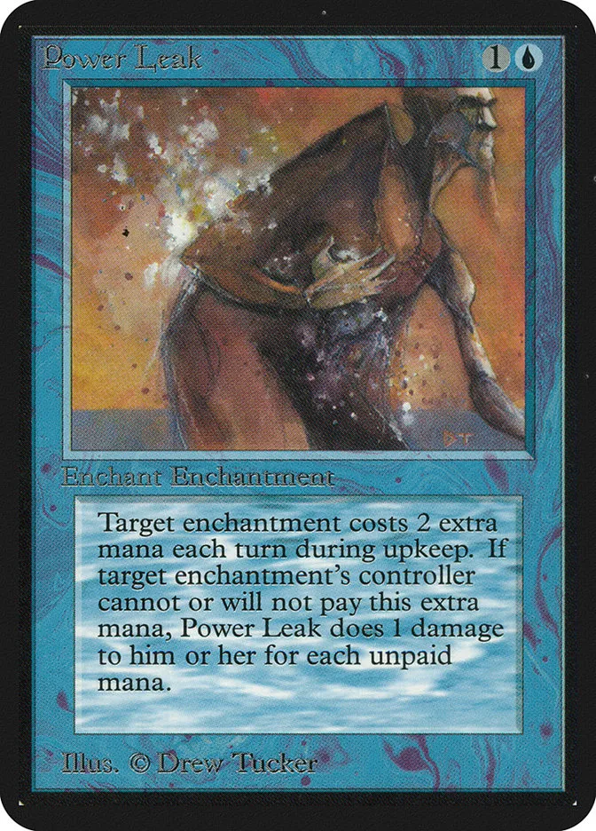 1993 Limited Edition Alpha Power Leak common #71 common card image