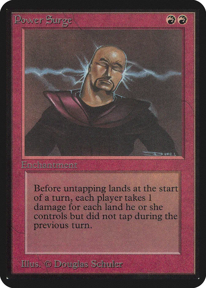 1993 Limited Edition Alpha Power Surge rare #167 rare card image