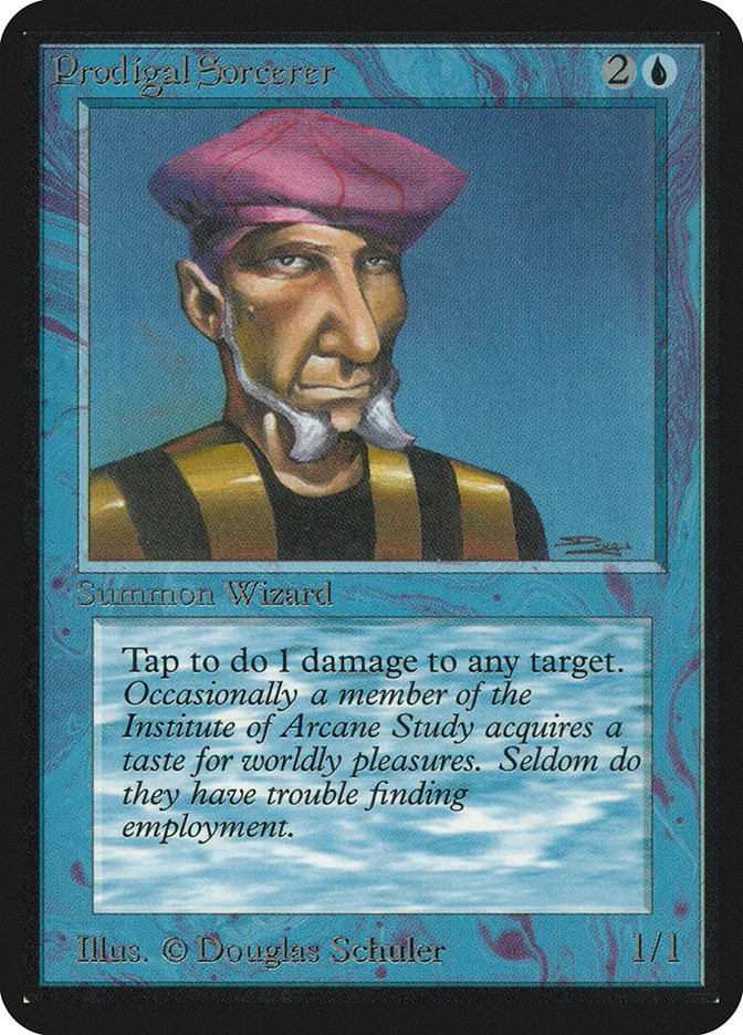 1993 Limited Edition Alpha Prodigal Sorcerer common #73 common card image