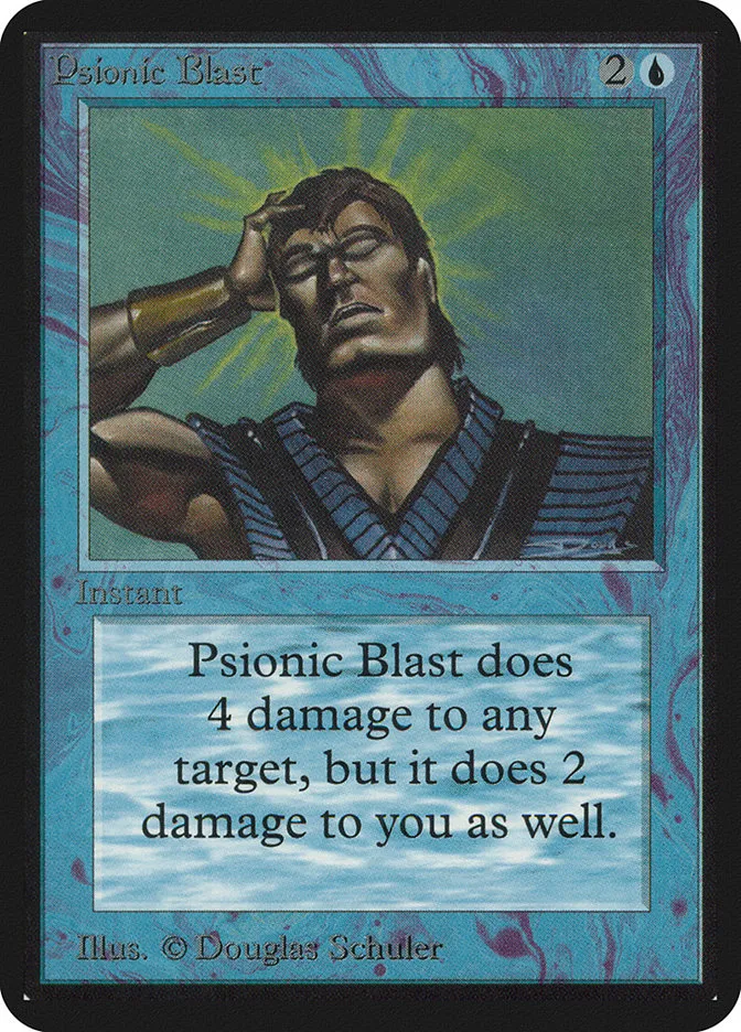 1993 Limited Edition Alpha Psionic Blast uncommon #74 uncommon card image