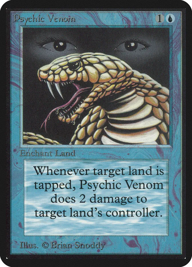 1993 Limited Edition Alpha Psychic Venom common #75 common card image