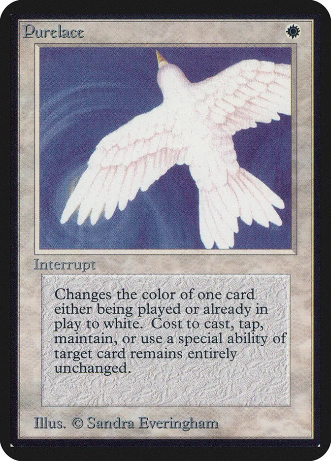 1993 Limited Edition Alpha Purelace rare #32 rare card image