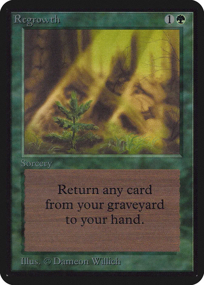 1993 Limited Edition Alpha Regrowth uncommon #214 uncommon card image