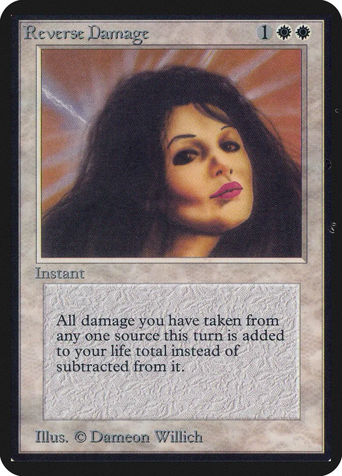 1993 Limited Edition Alpha Reverse Damage rare #35 rare card image