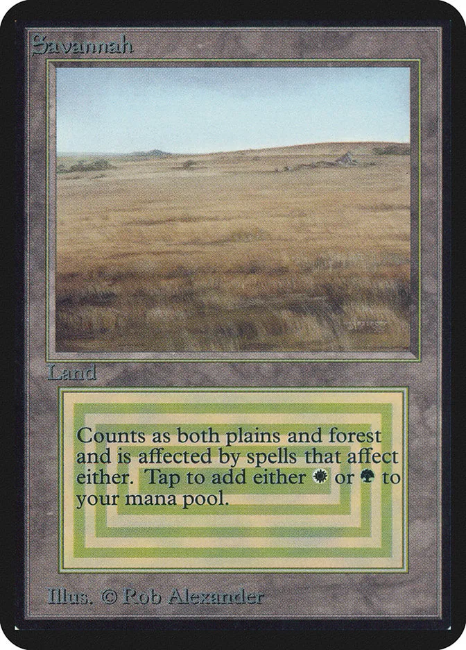 1993 Limited Edition Alpha Savannah rare #280 rare card image