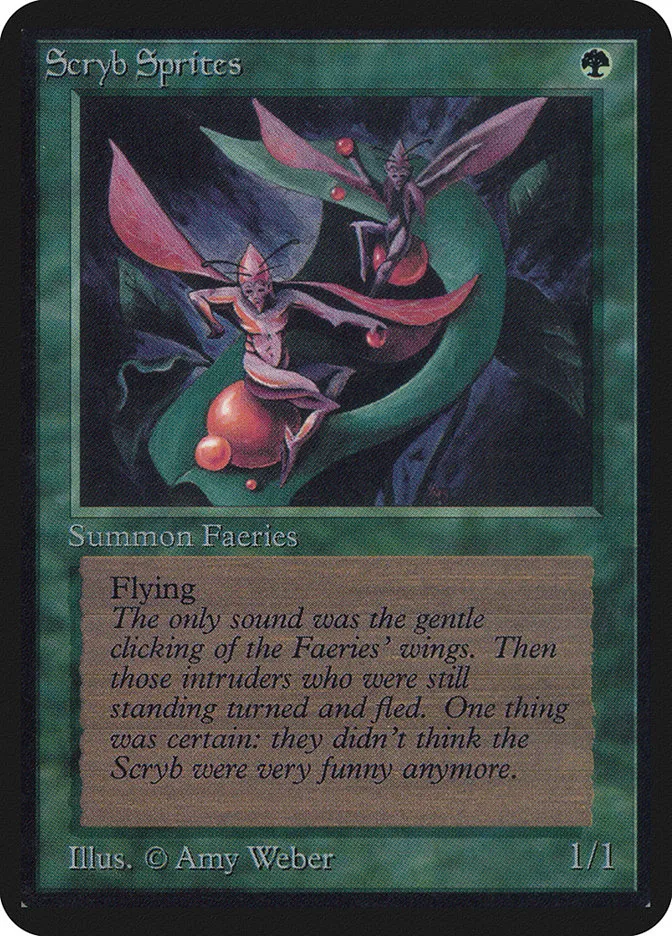 1993 Limited Edition Alpha Scryb Sprites #215 common card image