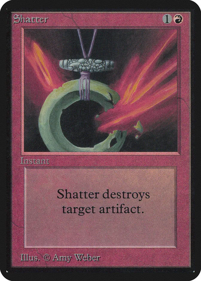 1993 Limited Edition Alpha Shatter #173 common card image