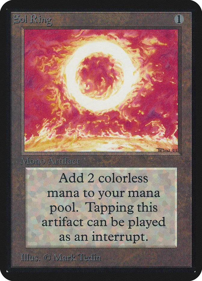 1993 Limited Edition Alpha Sol Ring uncommon #269 uncommon card image